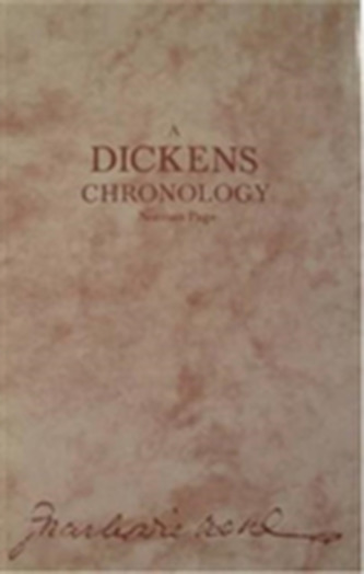 A Dickens Chronology