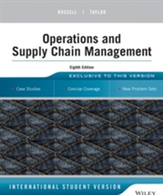 Operations and Supply Chain Management