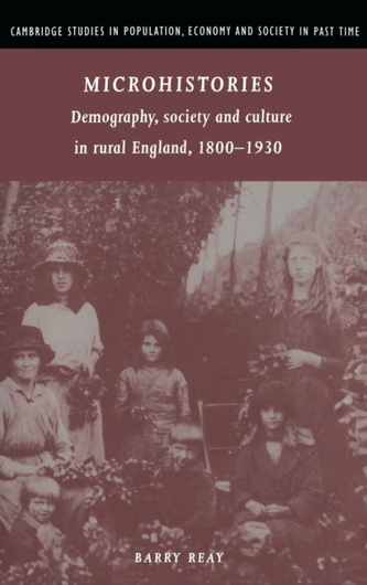 Cambridge Studies in Population, Economy and Society in Past Time