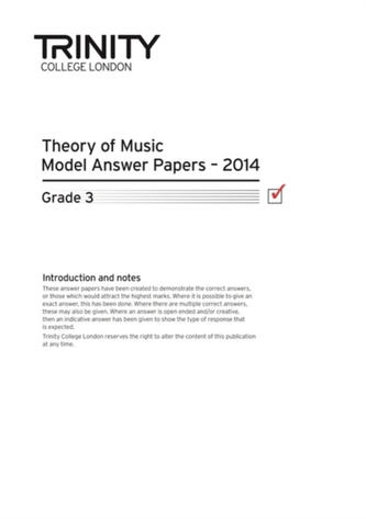 Theory Model Answer Papers Grade 3 2014