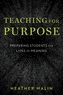 Teaching for Purpose