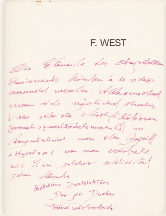 Franz West: Works