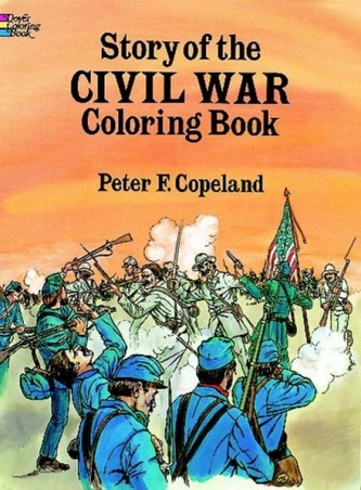 Story of the Civil War Colouring Book