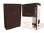 NKJV, Journal the Word Reference Bible, Leathersoft, Brown, Red Letter Edition, Comfort Print