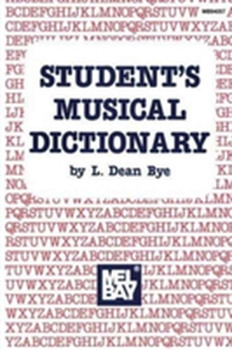 STUDENTS MUSICAL DICTIONARY