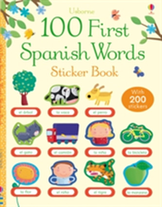 100 First Spanish Words Sticker Book