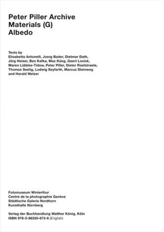 Peter Piller Archive, Materials (G) Albedo