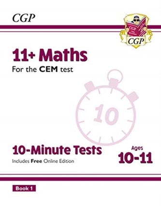 New 11+ CEM 10-Minute Tests: Maths - Ages 10-11 Book 1 (with Online Edition)