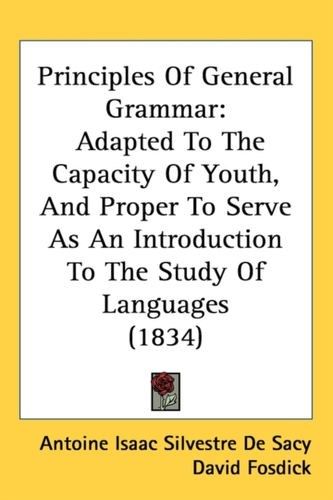 Principles Of General Grammar