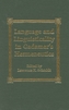 Language and Linguisticality in Gadamer's Hermeneutics
