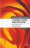 Literary Terms and Criticism