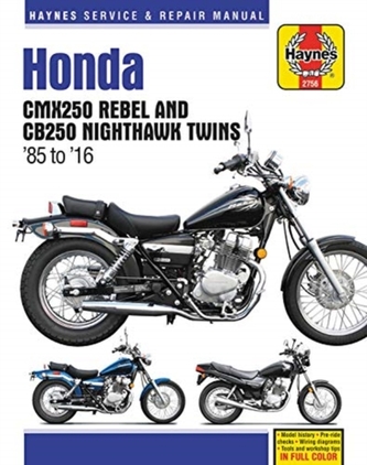 Honda Cmx250 Rebel and Cb250 Nighthawk, 1985-2016 Haynes Repair Manual