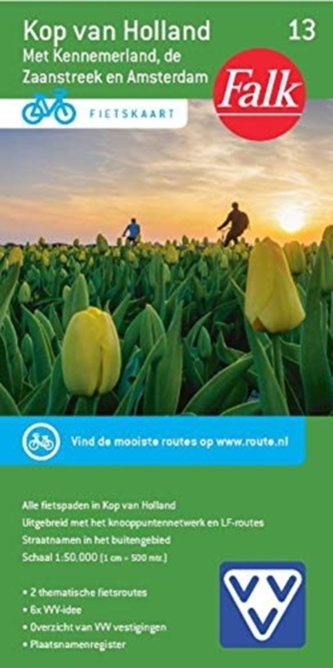 OP VAN HOLLAND 13 CYCLE MAP