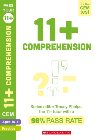 11+ English Comprehension Practice and Assessment for the CEM Test Ages 10-11