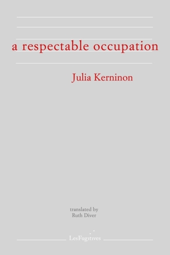 A Respectable Occupation