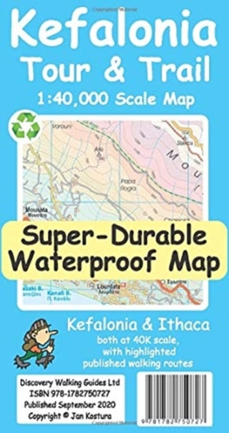 Kefalonia Tour & Trail Map