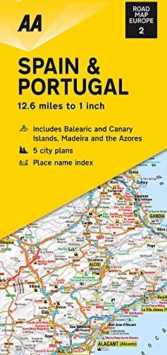 Road Map Spain & Portugal