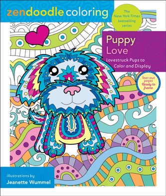 Zendoodle Coloring: Puppy Love