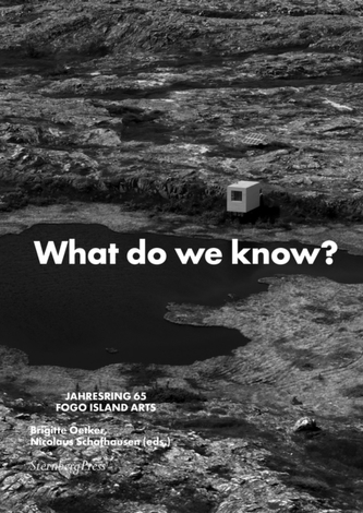 What Do We Know? What Do We Have? What Do We Mis - Jahresring 65