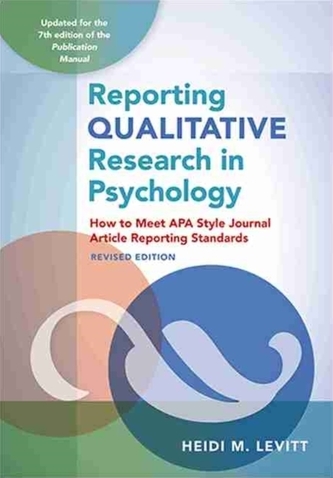 Reporting Qualitative Research in Psychology