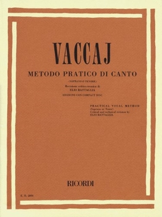 PRACTICAL VOCAL METHOD  VACCAI  - HIGH V