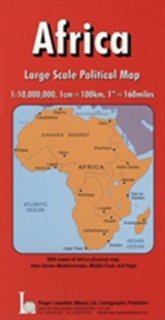 The Daily Telegraph Africa Political Wall Map