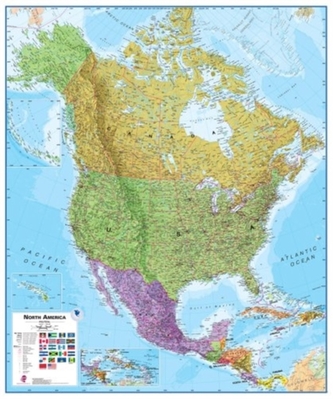 America north laminated
