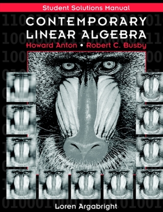Student Solutions Manual to accompany Contemporary Linear Algebra