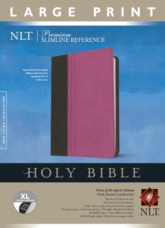 NLT Premium Slimline Reference Bible, Large Print, Indexed