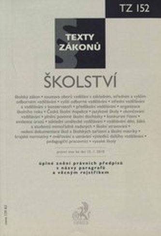 Školství , právní stav ke dni 15.1.2010