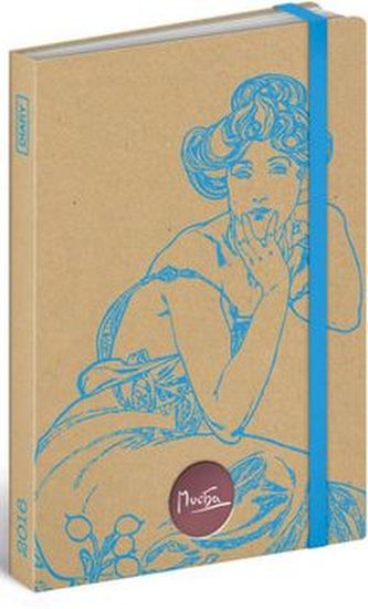 Alfons Mucha Topas diář 2016