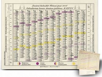 Krásná paní - Jednolistý nástěnný kalendář 2016