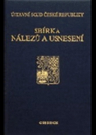 Sbírka nálezů a usnesení ÚS ČR, svazek  34 Sbírka nálezů a usnesení ÚS ČR, svazek  34
