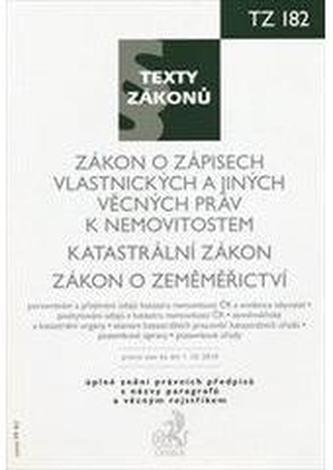 Zákon o zápisech vlastnických k 1.10.2010