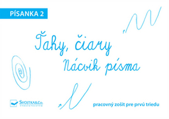 Ťahy, čiary Nácvik písma Písanka 2