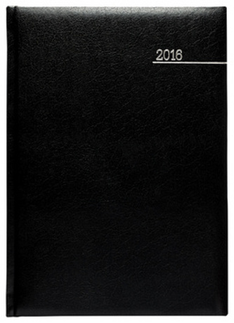 Diář 2016 Kronos černý denní A5