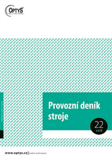 Provozní deník stroje, A4, 22 listů