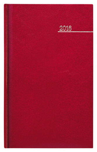 Diář 2016 Kronos červený kapesní