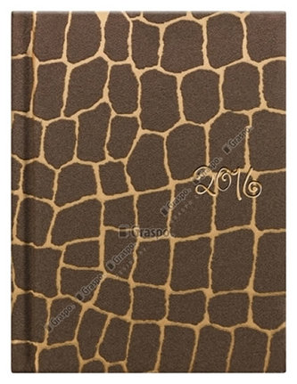 Diář 2016 Giraffe hnědý týdenní