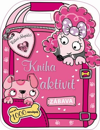 Růžoví chlupáčci - kniha aktivit se samolepkami