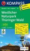 Kompass Karte Westlicher Naturpark Thüringer Wald