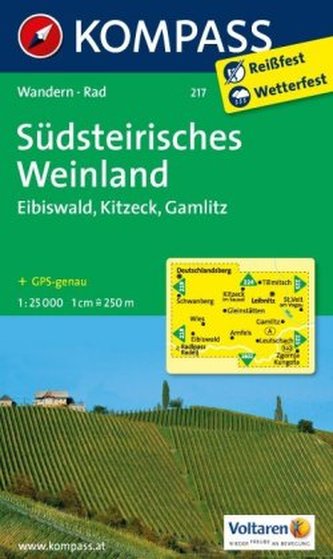 Südsteirisches Weinland 217   NKOM 1:25T