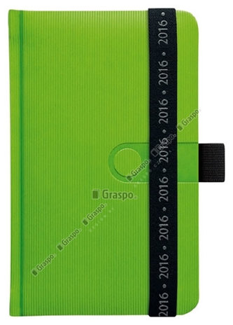 Diář 2016 - Trendy zelený týdenní kapesní