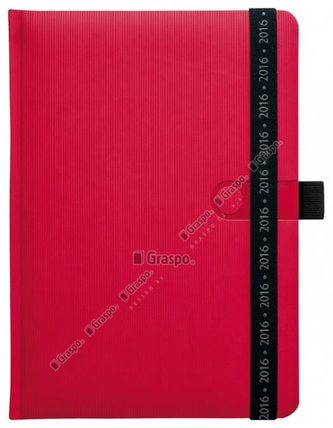 Diář 2016 - Trendy červený denní A5