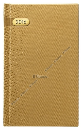 Diář 2016 - Dorato zlatý týdenní kapesní