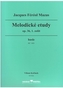Melodické etudy, op. 36, 1. zošit