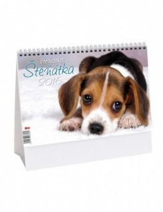 Štěňátka - stolní kalendář 2016