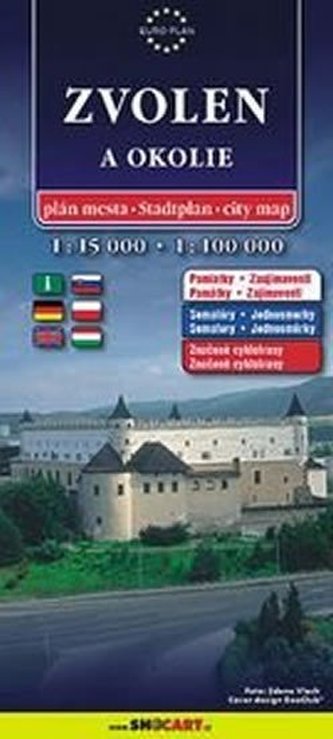 MM Zvolen a okolie 1:15 000