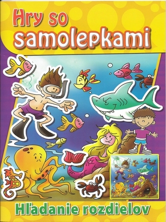 Hľadanie rozdielov - Hry so samolepkami