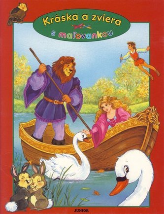 Kráska a zviera s maľovankou